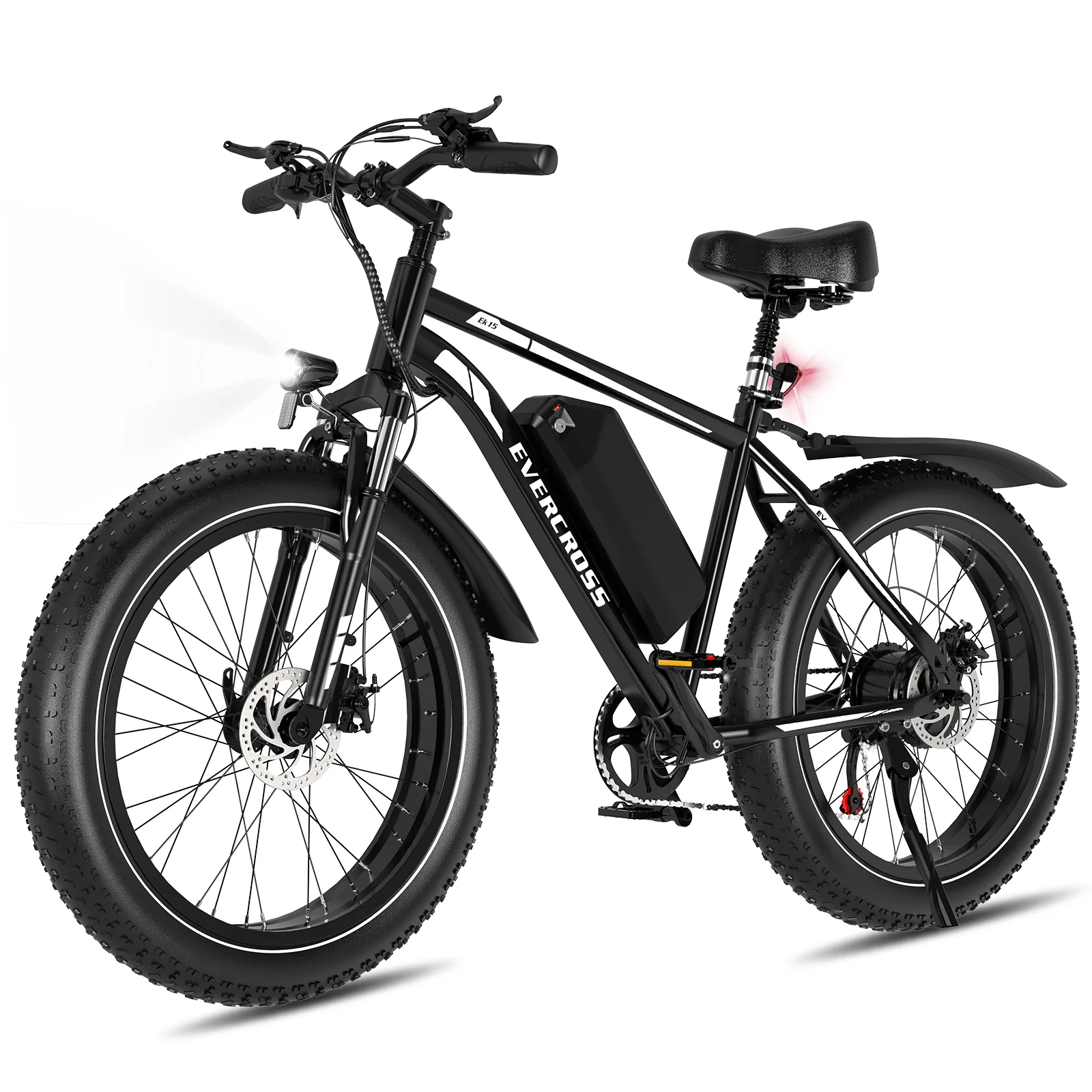 Elektrofahrrad mit breiten Reifen